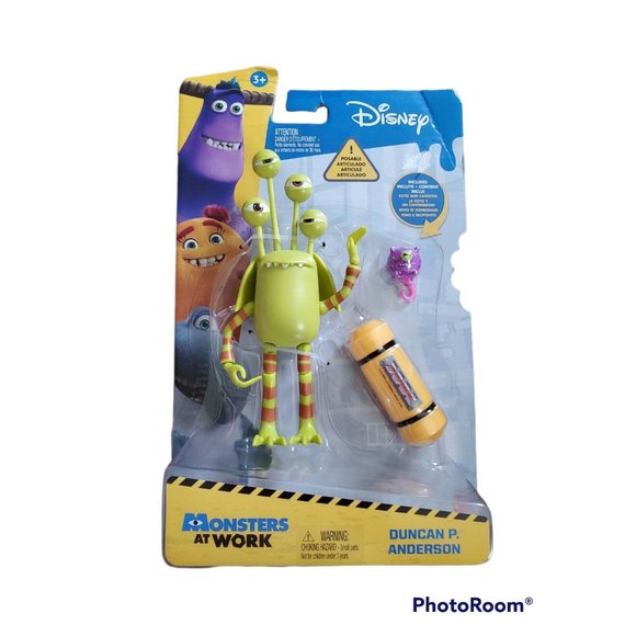 Pixar | Toys | Disney Pixar Monsters At Work Duncan P Anderson Posable ...